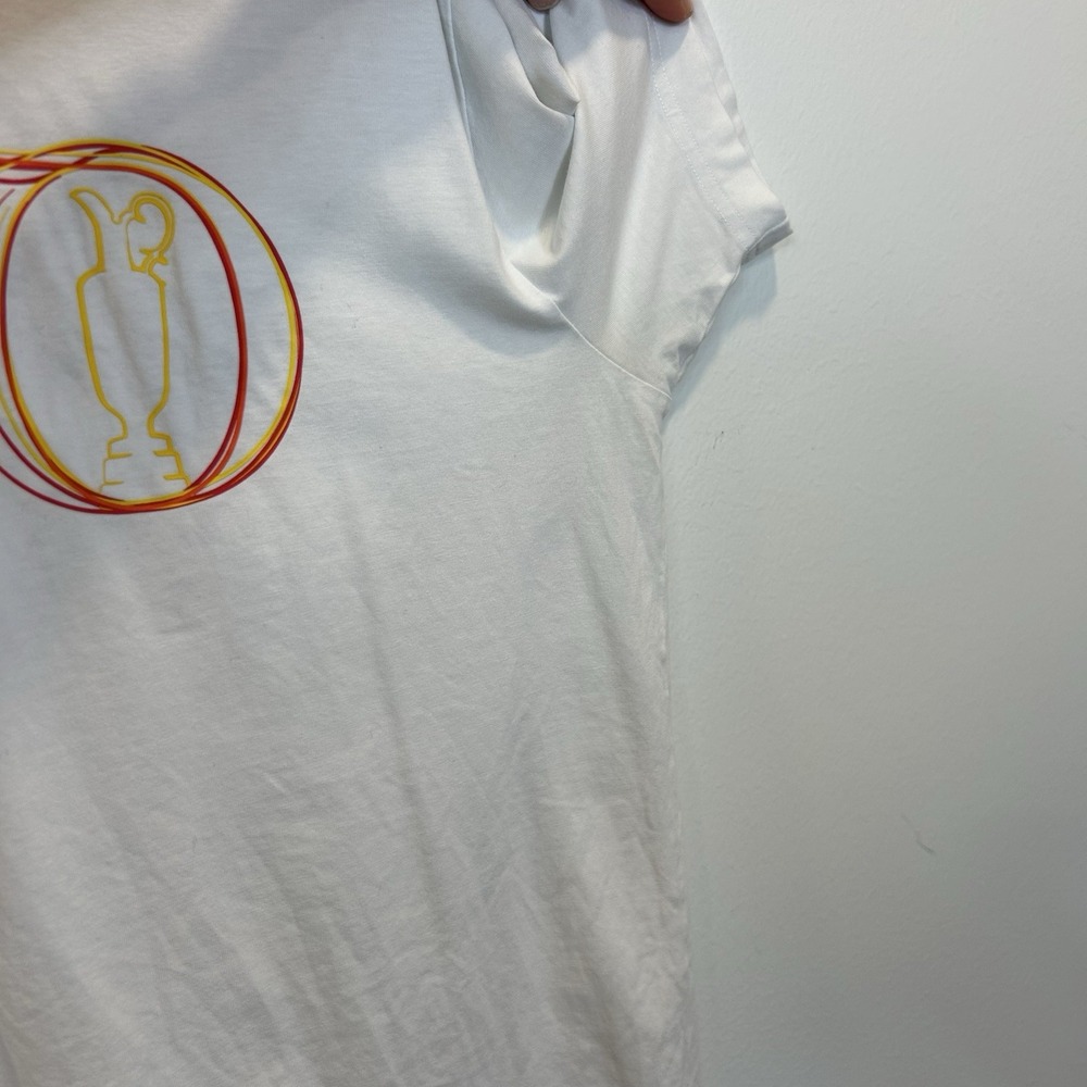 Hugo Boss Men's Size Large T Shirt White 150th Open Short Sleeve Shirt Top - Picture 6 of 11